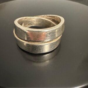 Heavy Sterling Silver Band Ring Size 9 | Handmade Artisan Men’s Ring 11.8g